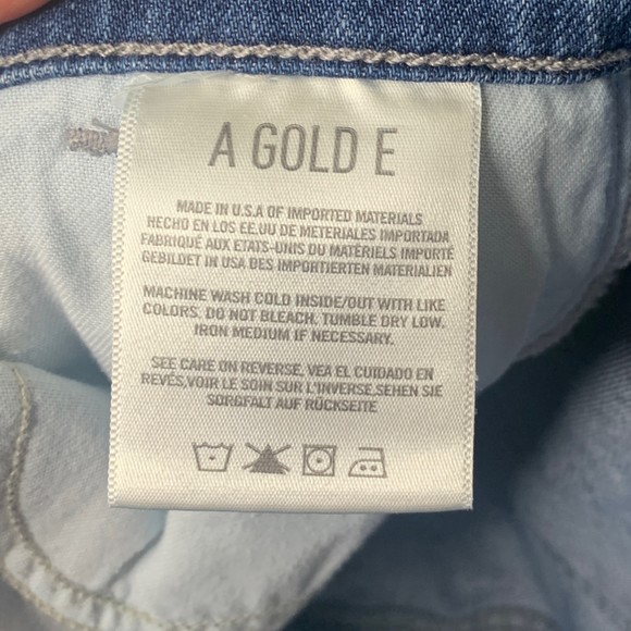 Agolde Women Sophie High Rise Distressed Skinny Jeans Size 25 Blue Stretch Denim - Picture 5 of 16